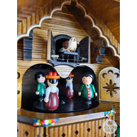 Walker & Waterwheel Battery Chalet Cuckoo Clock With Dancers 42cm By ENGSTLER image