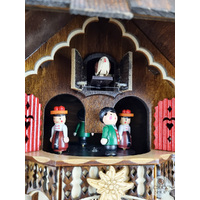 Blacksmith & Horse Battery Chalet Cuckoo Clock With Waterwheel & Dancers 33cm By ENGSTLER image