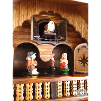 Bell Ringer & Waterwheel Battery Chalet Cuckoo Clock With Dancers 36cm By ENGSTLER image