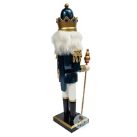 36cm Blue King Nutcracker image