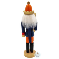18cm Blue & Orange Soldier Nutcracker image