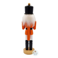18cm Orange Drummer Nutcracker image