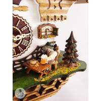 Beer Drinker & Maid Battery Chalet Cuckoo Clock 30cm By TRENKLE image