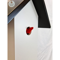 White Bird House 8 Day Mechanical Modern Cuckoo Clock 41cm By ROMBA image