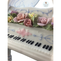 Porcelain Grand Piano Music Box (Beethoven- Fur Elise) image