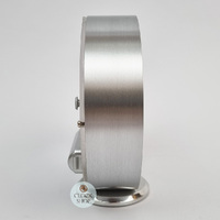 14cm Millendon Silver Battery Skeleton Table Clock By ACCTIM image