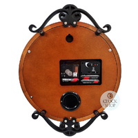 37cm Antique Style Round Wall Clock With Westminster Chime By AMS image