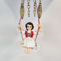 Heidi House Battery Chalet Kuckulino With Swinging Doll 16cm By ENGSTLER image