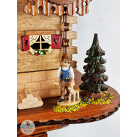 Children & Geese 1 Day Mechanical Chalet Cuckoo Clock 22cm By TRENKLE image