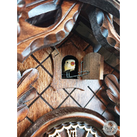 Before The Hunt 8 Day Mechanical Carved Cuckoo Clock 42cm By TRENKLE image