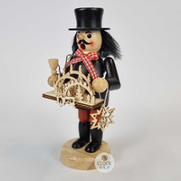 19cm Erzgebirge Vendor German Incense Burner With Black Hat image