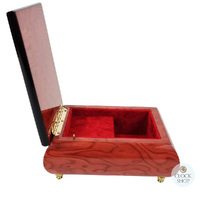  Wooden Musical Jewellery Box- Quiet Garden By Sandra Kuck (Beethoven- Ode To Joy) image