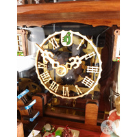 Beer Drinkers & Rolling Pin 8 Day Mechanical Chalet Cuckoo Clock With Dancers 40cm By HÖNES image