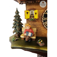 Black Forest 1 Day Mechanical Chalet Cuckoo Clock 20cm By HÖNES image