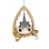 19cm Seiffen Church & Carollers Christmas Pyramid By Richard Glässer image