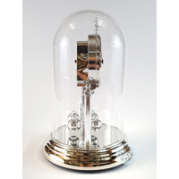 23cm Silver Anniversary Clock With White Dial By AMS image