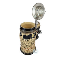 Rustic Train Beer Stein 0.5L By KING image