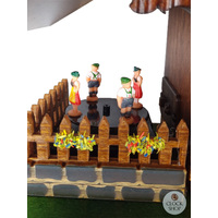 Band Players & Dancers Battery Chalet Cuckoo Clock 20cm By TRENKLE image