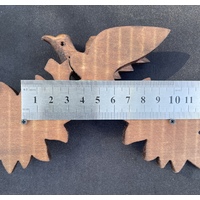 Wooden Carved Top With Bird For Cuckoo Clock 18cm image