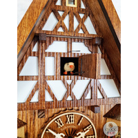 Beer Drinkers 8 Day Mechanical Chalet Cuckoo Clock 43cm By SCHNEIDER image
