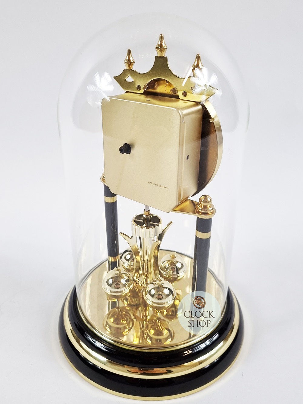 Black & Brass Anniversary Clock By HALLER (Scuffed Base) image
