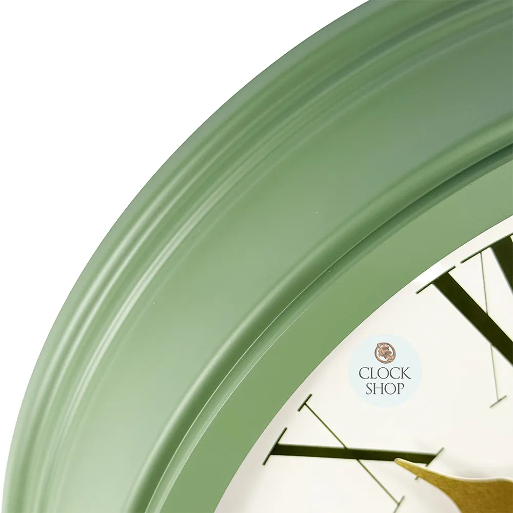 35.5cm Myrtle Green Indoor / Outdoor Wall Clock By ACCTIM image