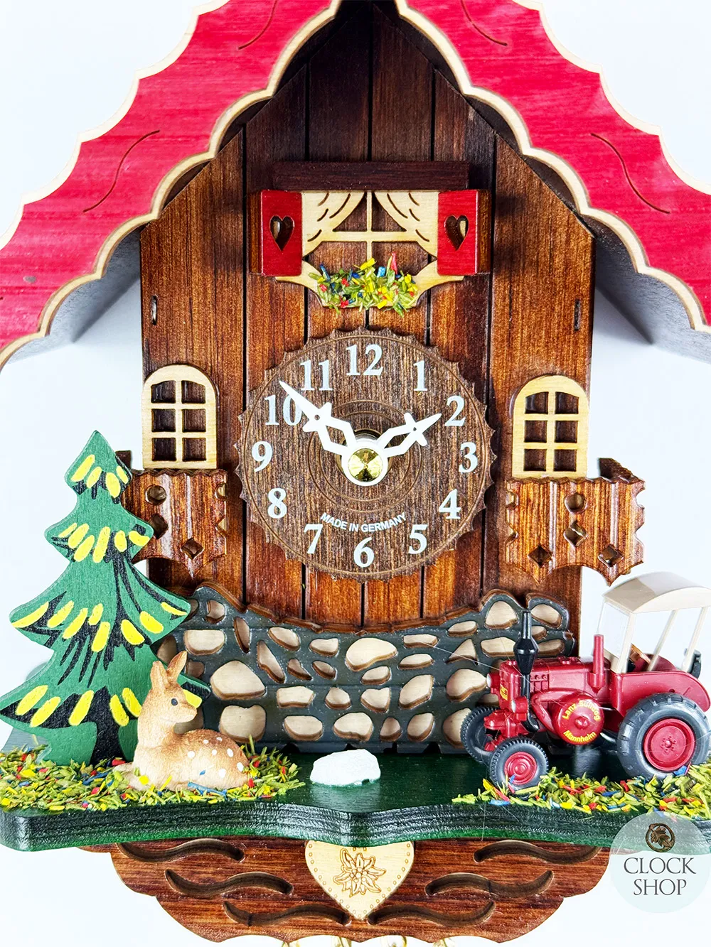 Tractor & Deer Battery Chalet Kuckulino 21cm By TRENKLE image