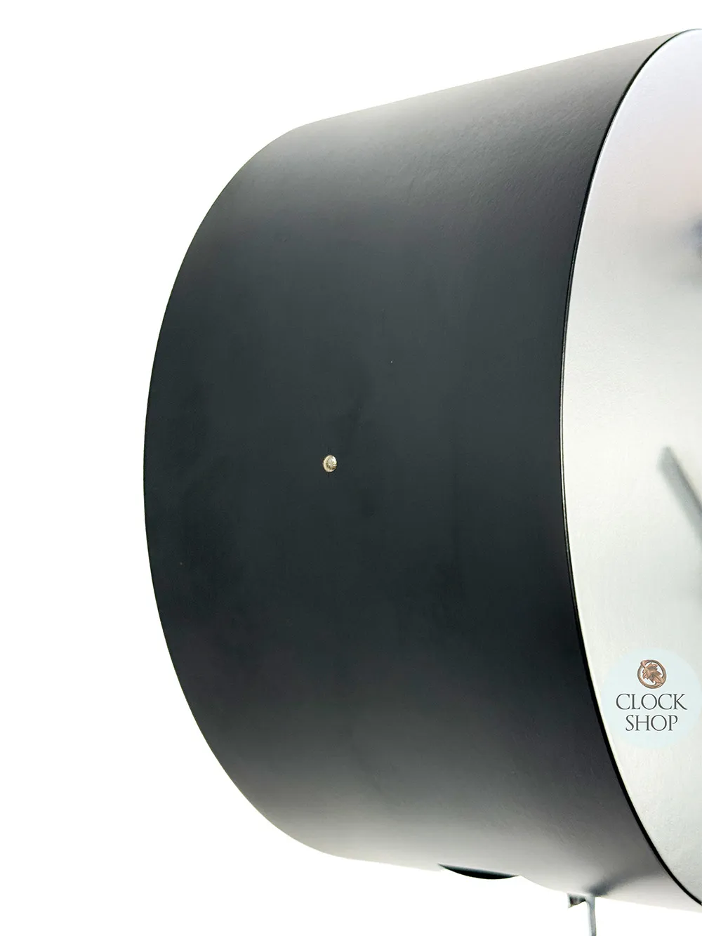 Black Round Modern Battery Cuckoo Clock 19cm By ENGSTLER image