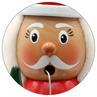 24cm Santa Claus With Lantern German Incense Burner image