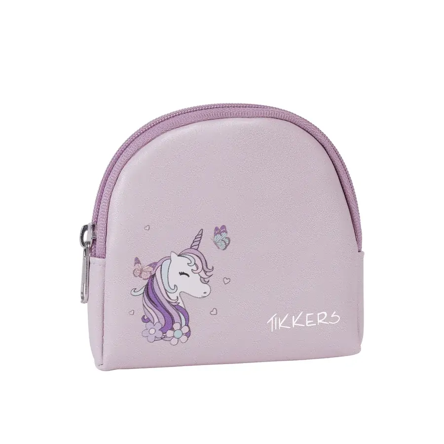  Purple Sparkle Unicorn Kids Watch Gift Set With Bracelet & Purse By TIKKERS image