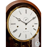 193cm Mahogany Contemporary Longcase Clock With Westminster Chime By HERMLE image