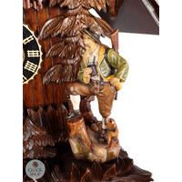 Hunter & Wood Grouse 8 Day Mechanical Chalet Cuckoo Clock With Dancers 50cm By HÖNES image