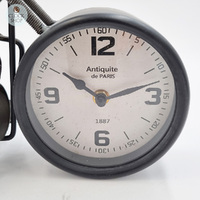 18cm Blue Motorbike Battery Table Clock By COUNTRYFIELD image