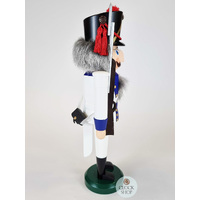 39cm White & Blue Soldier Nutcracker By Seiffener image