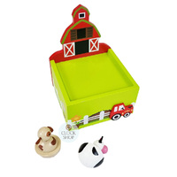 Farm Yard Music Box with Spinning Animals (Old McDonald) image