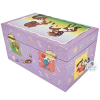 Dancing Horse Musical Jewellery Box With Drawer (Old McDonald) image