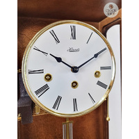 66cm Walnut 8 Day Mechanical Chiming Wall Clock By HERMLE image