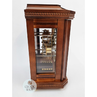 30cm Walnut Mechanical Table Clock With Westminster Chime  By AMS image