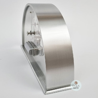 16.7cm Hughenden Silver Battery Skeleton Table Clock By ACCTIM image