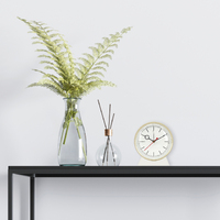 13.5cm Bloke White Silent Analogue Alarm Clock By CLOUDNOLA image