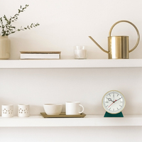13.5cm Bloke Green Silent Analogue Alarm Clock By CLOUDNOLA image