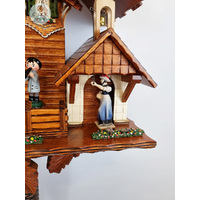 Band Players 8 Day Mechanical Chalet Cuckoo Clock With Dancers 43cm By SCHWER image
