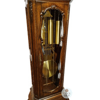 215cm Decorative Oak Grandfather Clock with Westminster Chime & Moon Dial image