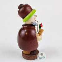 10cm Dwarf With Rose Hip Plant German Incense Burner By Richard Glässer image