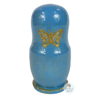 Ballerina Russian Dolls- Blue 11cm (Set Of 5) image