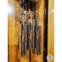 FACTORY SECOND - 122cm Burlwood Mechanical Chiming Wall Clock By KIENINGER image