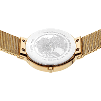 Classic Collection Gold Womens Watch With Milanese Strap By BERING image