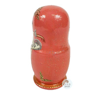 Ballerina Russian Dolls- Pink 11cm (Set Of 5) image