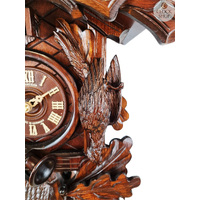 After The Hunt 8 Day Mechanical Carved Cuckoo Clock 37cm By SCHNEIDER image