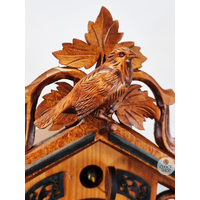 Ivy Vine & Birds 8 Day Mechanical Carved Cuckoo Clock 51cm By SCHNEIDER image